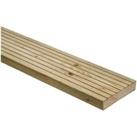 Wickes Standard Treated Timber Deck Board - 25 x 120 x 3600mm