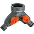 Gardena Twin Tap Connector - Connect 2 Hoses