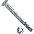 Wickes Carriage Bolt Nut & Washer - M8 x 65mm - Pack of 6