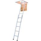 Werner Spacemaker 2 Section Aluminium Loft Ladder