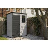 5x3FT Plastic Garden Storage Shed with Window