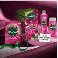 RADOX Feel Radiant Men's Grooming Gift Set - 3 Piece Bath & Shower Collection