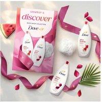 DOVE Men's Grooming Gift Set - Premium Body Wash & Shower Puff, 2 Piece