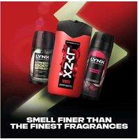 LYNX Fine Fragrance Cherry Spritz Men's Grooming Washbag Gift Set - Premium Body Wash & Body Spray Collection
