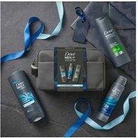 Dove Men+Care Premium Grooming Washbag Gift Set - 3-in-1 Shower, Hair & Deodorant Kit for Men