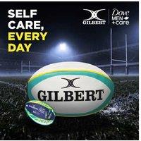Dove Men+Care Rugby Ball Washbag Gift Set - Men's Grooming Kit, Body Wash, Shampoo, Deodorant, Travel Bag