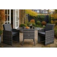 Space-Saving 3-Piece Cube Bistro Set - 2 Colours