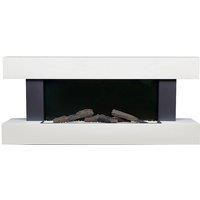 Wall-Mounted Smart Electric Fireplace with Remote Control