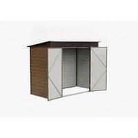 8x4FT Outdoor Metal Storage Shed with Double Doors
