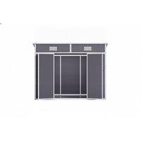 8x4FT Plastic Garden Storage Shed With Double Doors