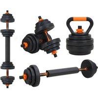 Dumbbell & Barbell Set - 4-in-1 or 2-in-1 Options