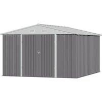 10x10FT or 10x12FT Metal Garden Storage Shed