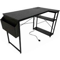 100cm or 120cm L-Shaped Gaming Desk with Charging