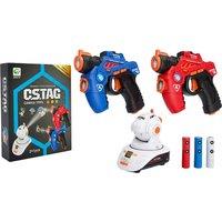 2-in-1 Laser Tag & Projector Shooting Game