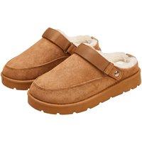 Black Women's Platform Fleece Lined Clogs