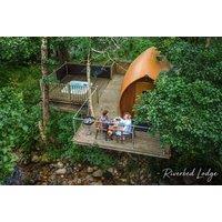 Woodlands Glencoe Lodge Stay for 2 to 4 - Up to 3 Nights with Private Hot Tub, 9-Hole Golf, & Leisure Access