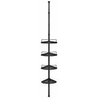 4 Tier Telescopic Shower Caddy with Drainage Holes