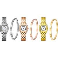 Cartier- Women's Quartz Watch and Bracelet Set