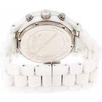 Michael Kors Ladies White Ceramic Chronograph Watch MK5161 - Quartz Movement, Elegant Design