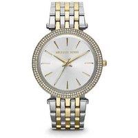 Michael Kors Darci Ladies Two-Tone Stainless Steel Quartz Watch MK3215 - Silver Dial, Crystal Bezel