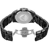 Emporio Armani Valente Men's Chronograph Quartz Black Ceramic Luxury Watch AR1400