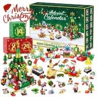 Christmas Building Block Blind Box Toy Set - Ages 3+, Creative, Festive, Surprise Unboxing