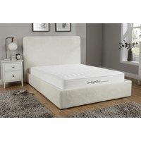 Serenity & Antares 4ft Small Double Cream Bed and Mattress