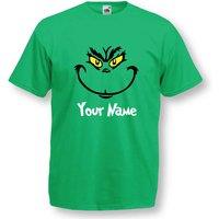 Kids' & Adults' Personalised Grinch Christmas T-Shirt
