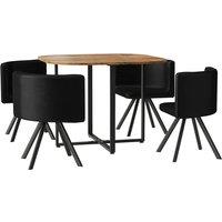 4-Seater Square Dining Table Set