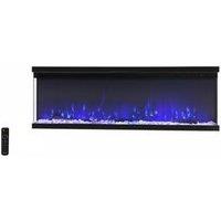 50-Inch Three-Sided Electric Fireplace