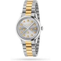 Gucci G-Timeless YA1265032 Ladies Quartz Luxury Stainless Steel 32mm Watch - Water-Resistant Classic