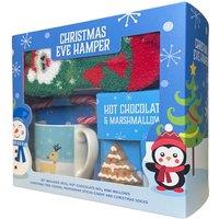 Christmas Eve Hamper Gift Set with Mug, Hot Chocolate, Socks & More!