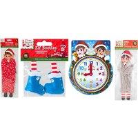 Elf Cosy Night In Bundle: Pyjamas, Dressing Gown, Booties & Clock