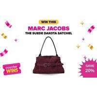 Unisex Plum Win a Marc Jacobs Suede Dakota Satchel or £440 Cash! Tickets from 49p - CLAIM YOUR 50% OFF