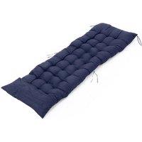 Non-Slip Quilted Sun Lounger Cushion for Garden or Patio Chairs