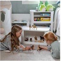 SmartStore 55L Plastic Stackable Storage Box - Modular, Eco-Friendly, Open Front, White