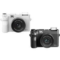 5K Ultra HD 75MP Dual Lens Digital Camera with Selfie Mode