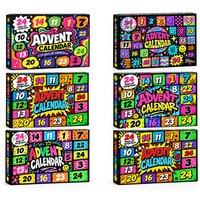 24-Day Squishy Cube Toys Christmas Advent Calendar - 6 Options