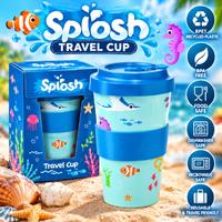 Splosh Sealife Kids Travel Cup - BPA Free, Reusable, Dishwasher Safe