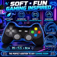 Plush Gaming Controller Cushion Toy - Fun Gamer Theme, Ages 6+, Soft & Decorative