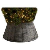Handwoven Willow Christmas Tree Skirt - 4 Colour Options