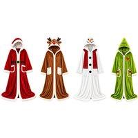 USB Heating Christmas Dressing Gown - 4 Designs