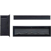 70-Inch Electric Fireplace with Remote Control