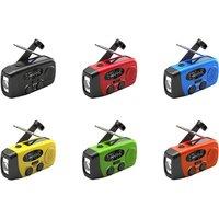 Emergency Solar and Wind-Up Radio with Torch & Power Bank