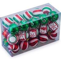 30-Piece Christmas Tree Ornament Set with Storage Box