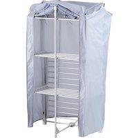 3-Tier Compact Heated Clothes Airer With Fitted Cover - Costs Around 5.5p Per Hour!
