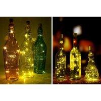 Christmas 2pc LED Wine Bottle Decorative Lights