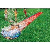 16Ft 2-In-1 Water Slide With Vertical Sprinkler