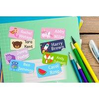 48 Kids' Name Sticker Labels