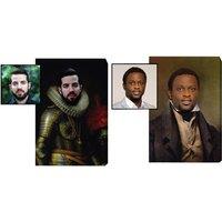 Personalised Renaissance-Style Canvas Wall Art - Hand-Stretched, Custom Sizes, Premium Finish